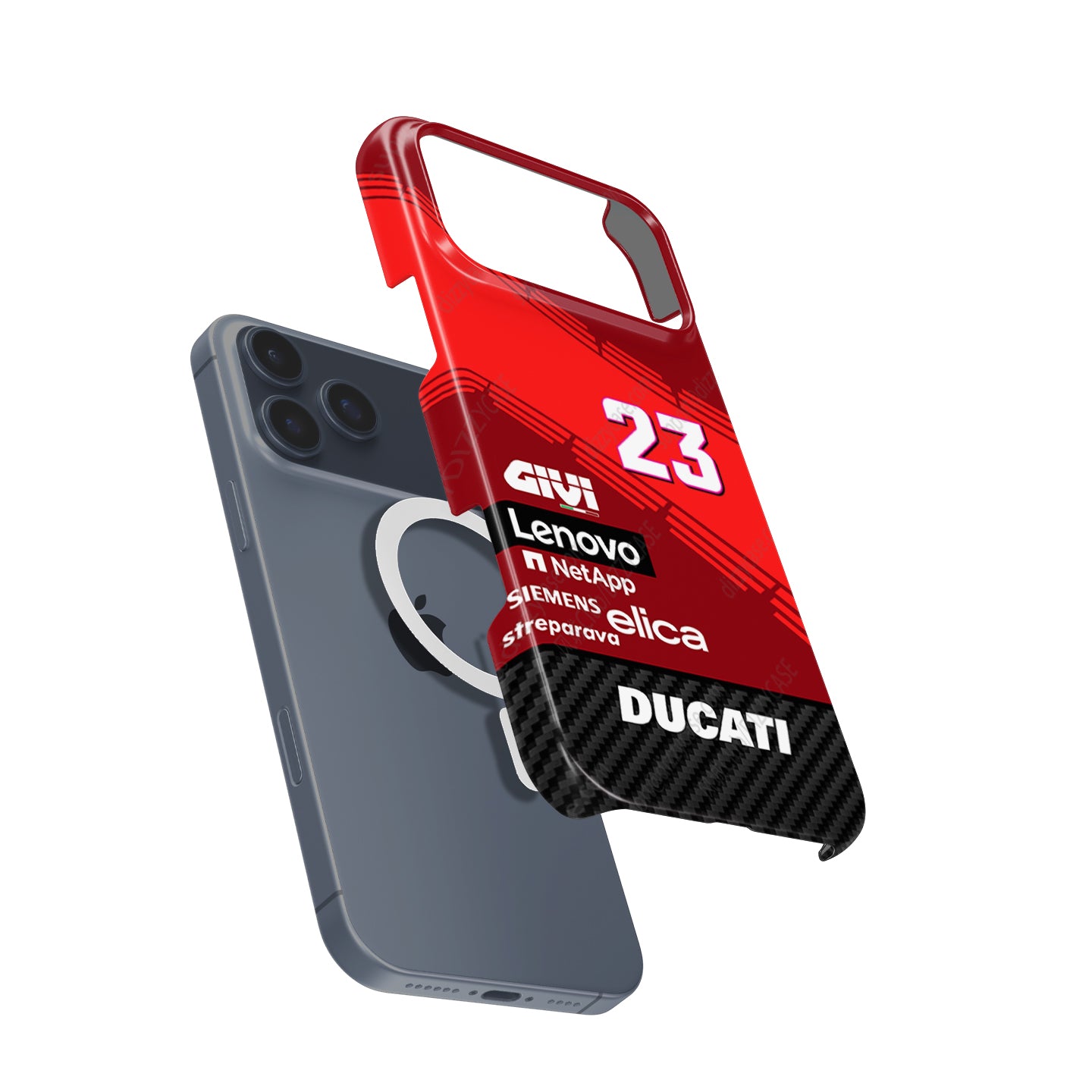 2024 Ducati Enea Bastianini #EB23 MotoGP Livery Phone Case by DIZZY