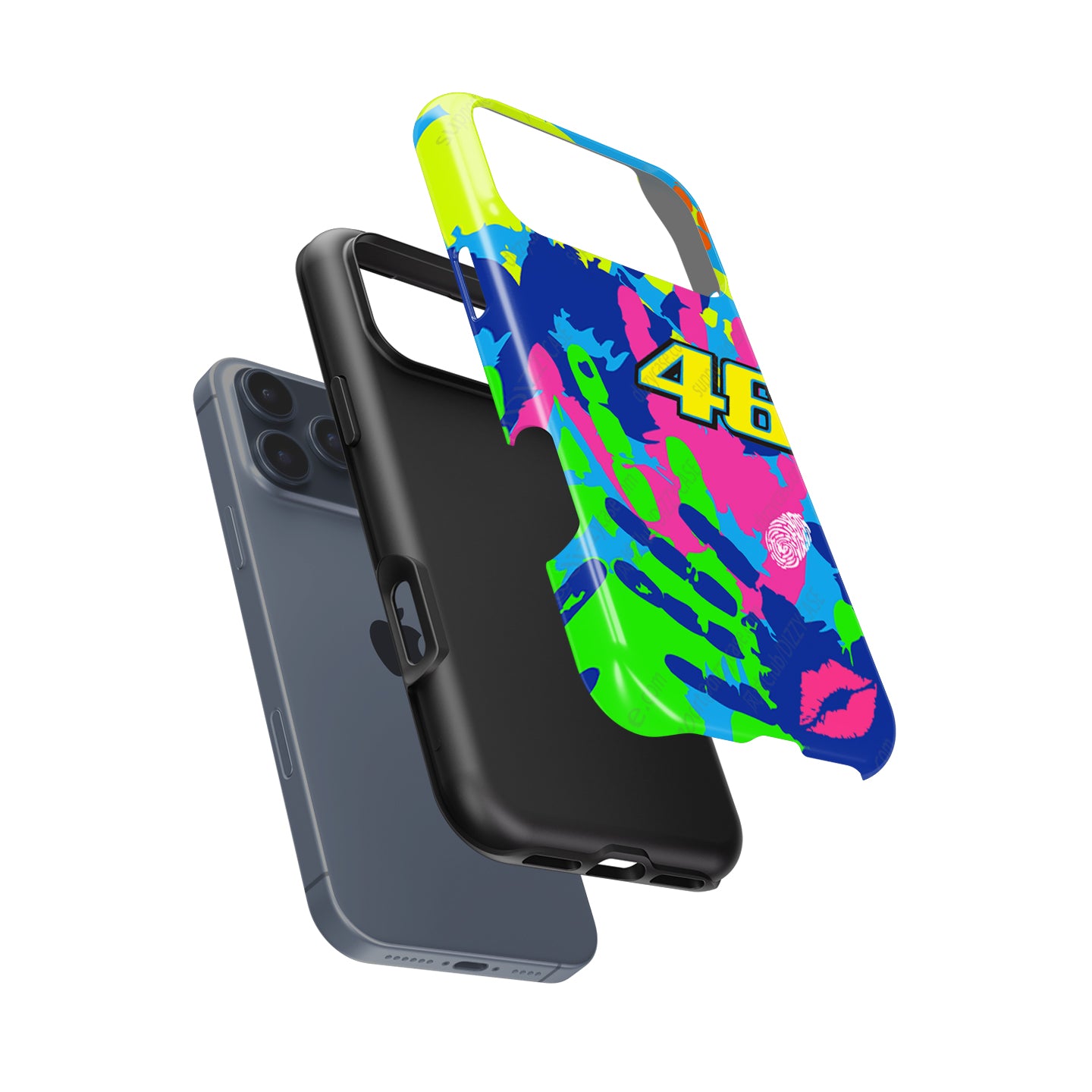 Valentino Rossi’s Misano Special Helmet Livery 2014 Phone Case – Apple Models | DIZZY CASE