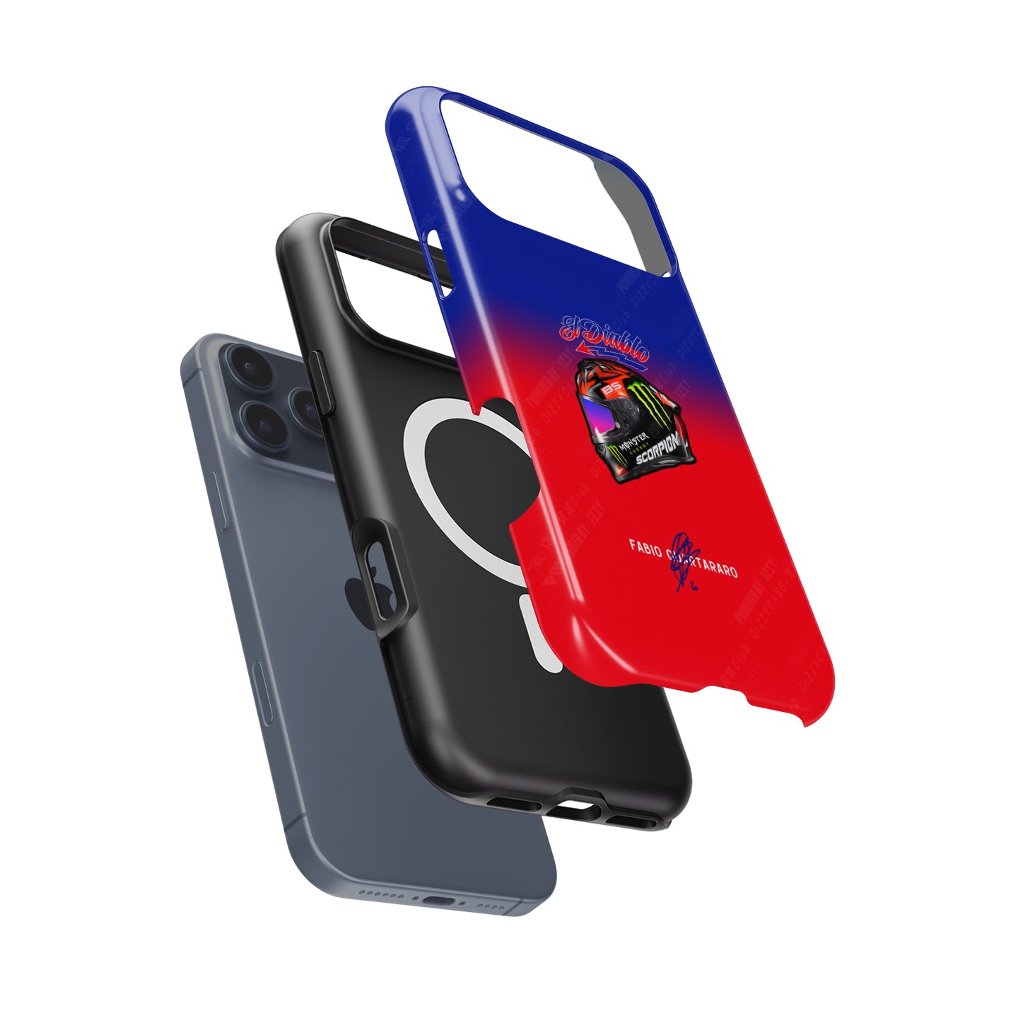 Fabio Quartararo 2022 Helmet MotoGP Phone Case: Race-Ready Style
