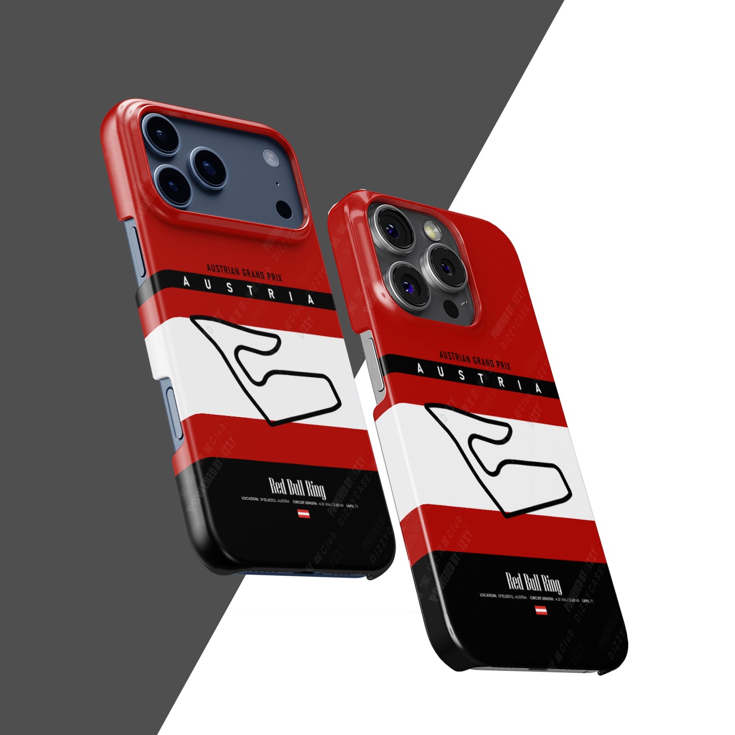 Austria GP iPhone Case – Red Bull Ring Track Map Design | DIZZY CASE