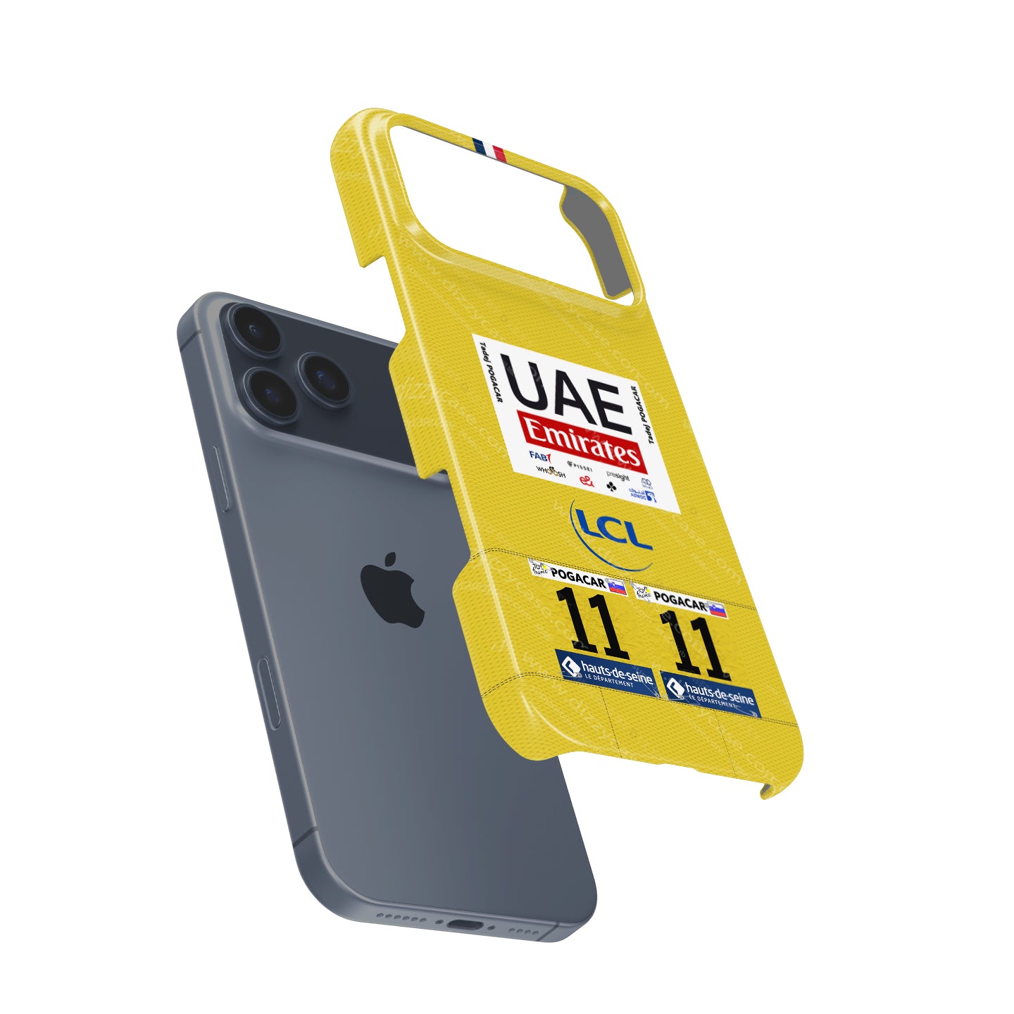 Tadej Pogacar 2024 Tour de France Yellow Jersey Phone Case by DIZZY