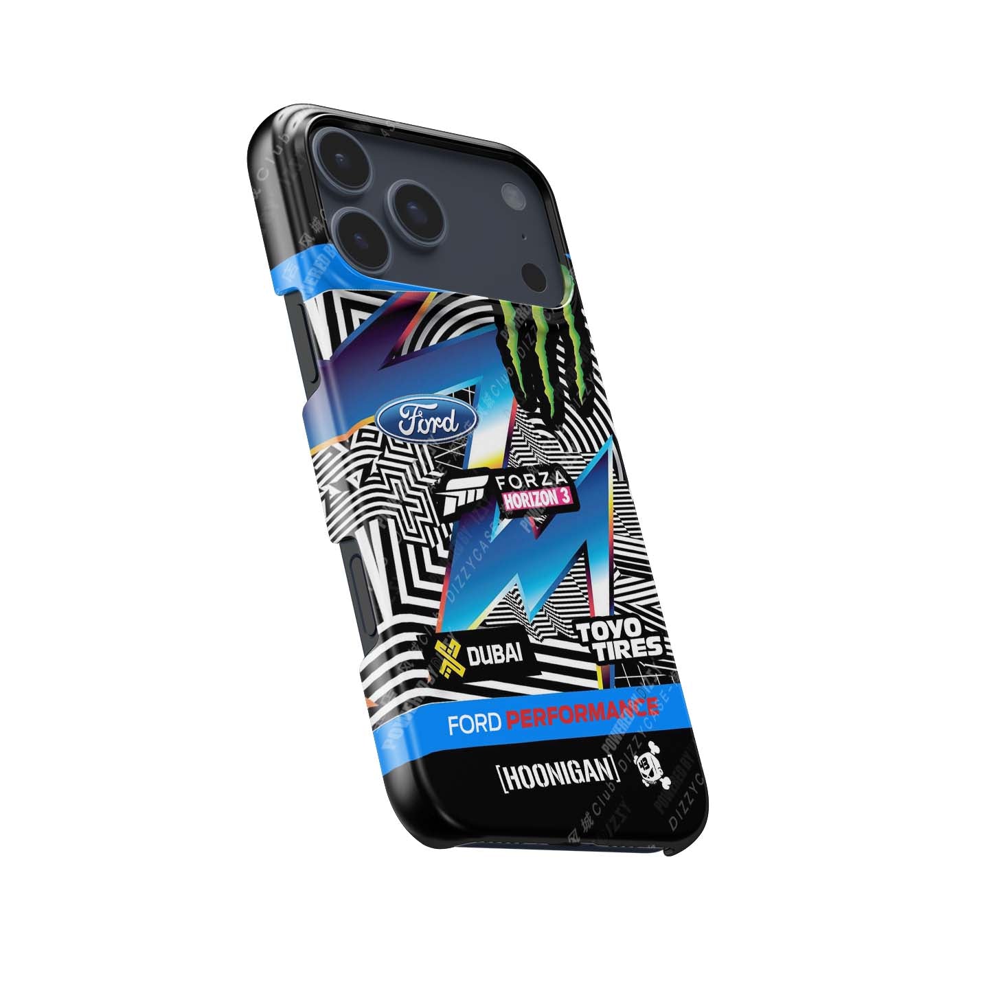 Ken Block Ford Fiesta RS Gymkhana 8 Phone Case: Bold Rally Style