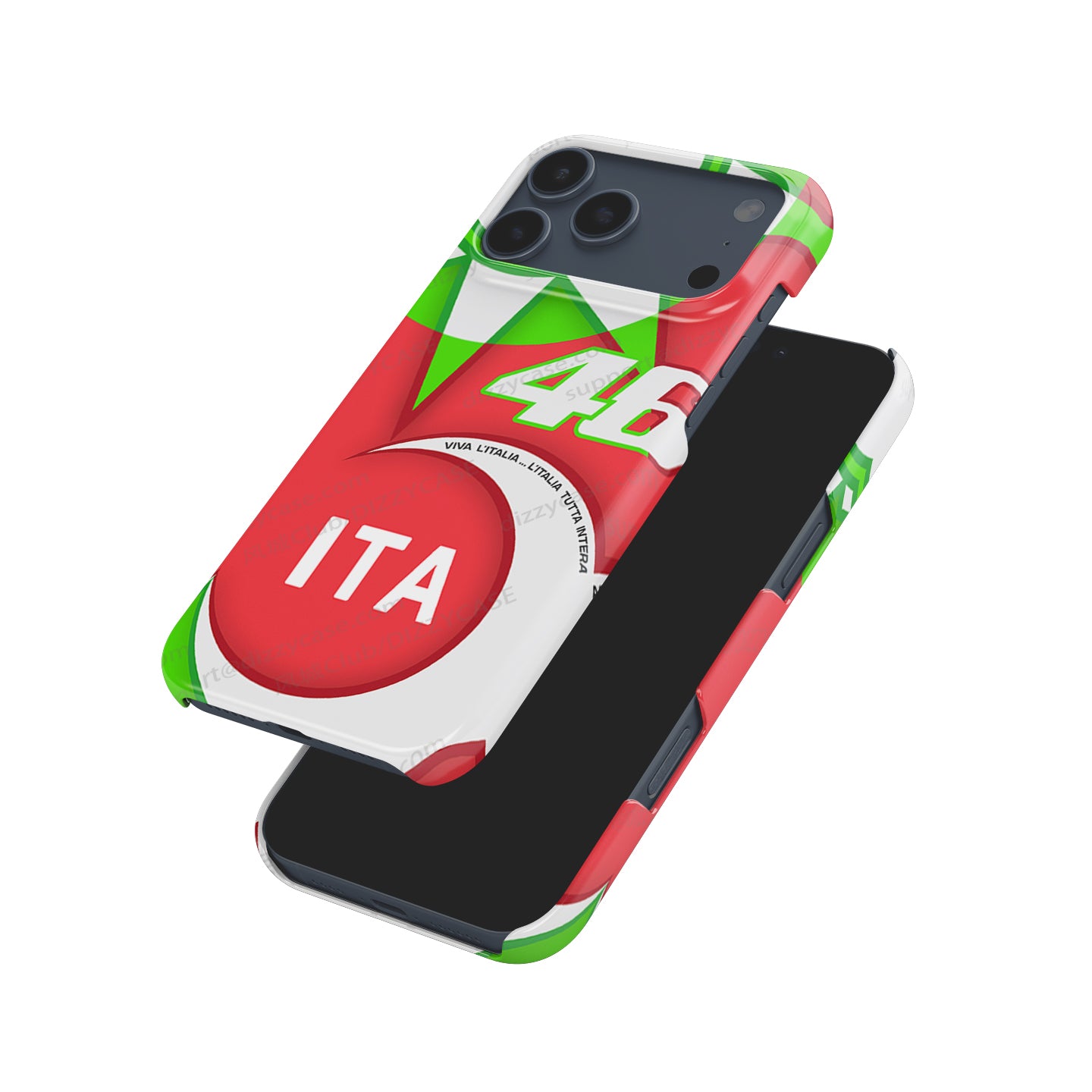 Valentino Rossi Mugello 2018 Helmet Livery Phone Case – Apple | DIZZY CASE