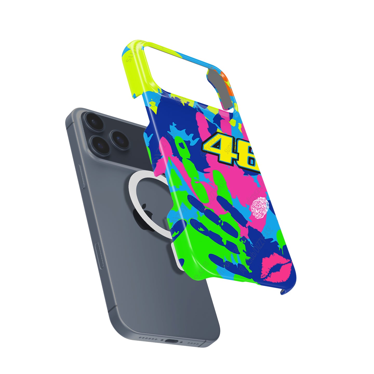 Valentino Rossi’s Misano Special Helmet Livery 2014 Phone Case – Apple Models | DIZZY CASE