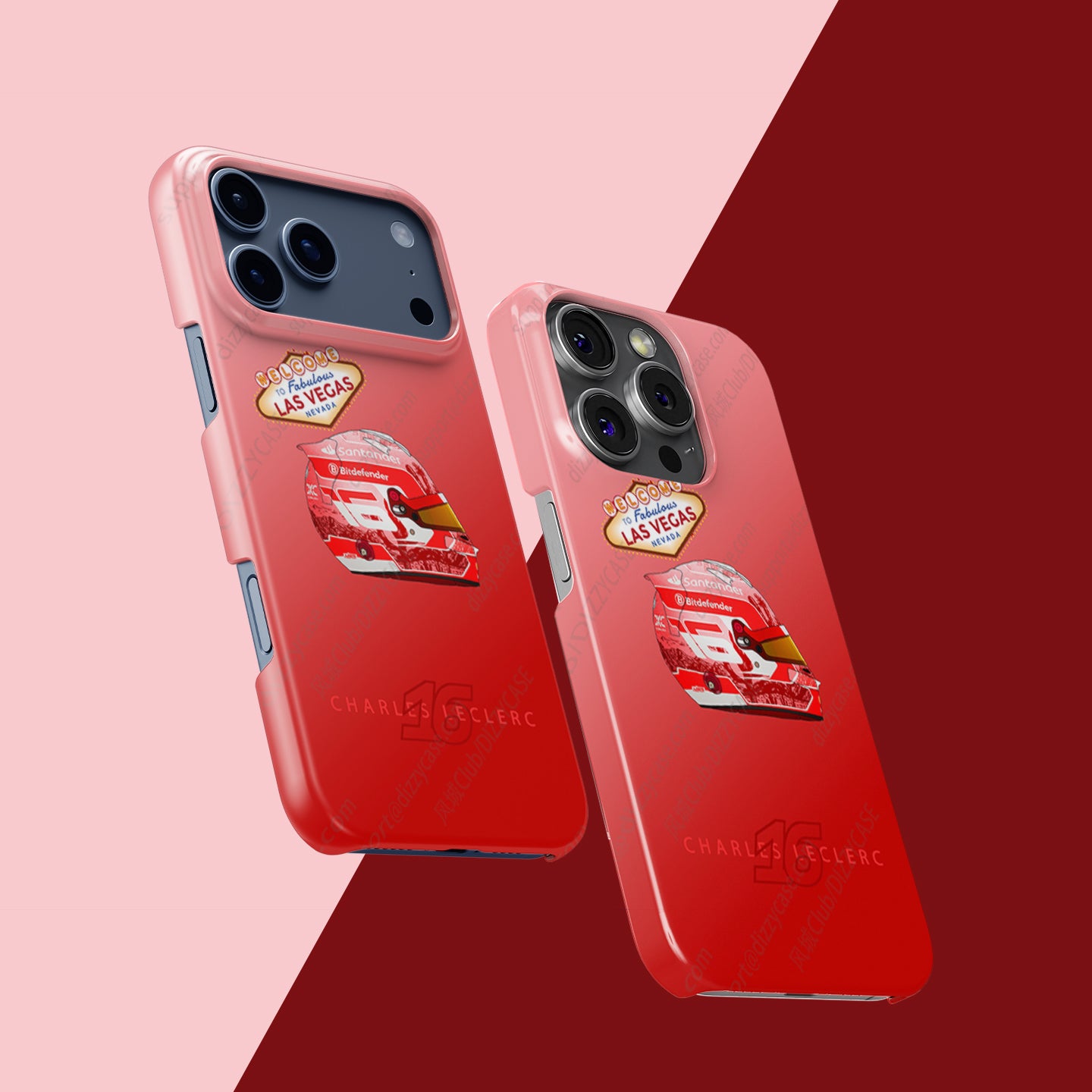 Charles Leclerc Las Vegas Grand Prix 2024 F1 Helmet iPhone Case | DIZZY CASE