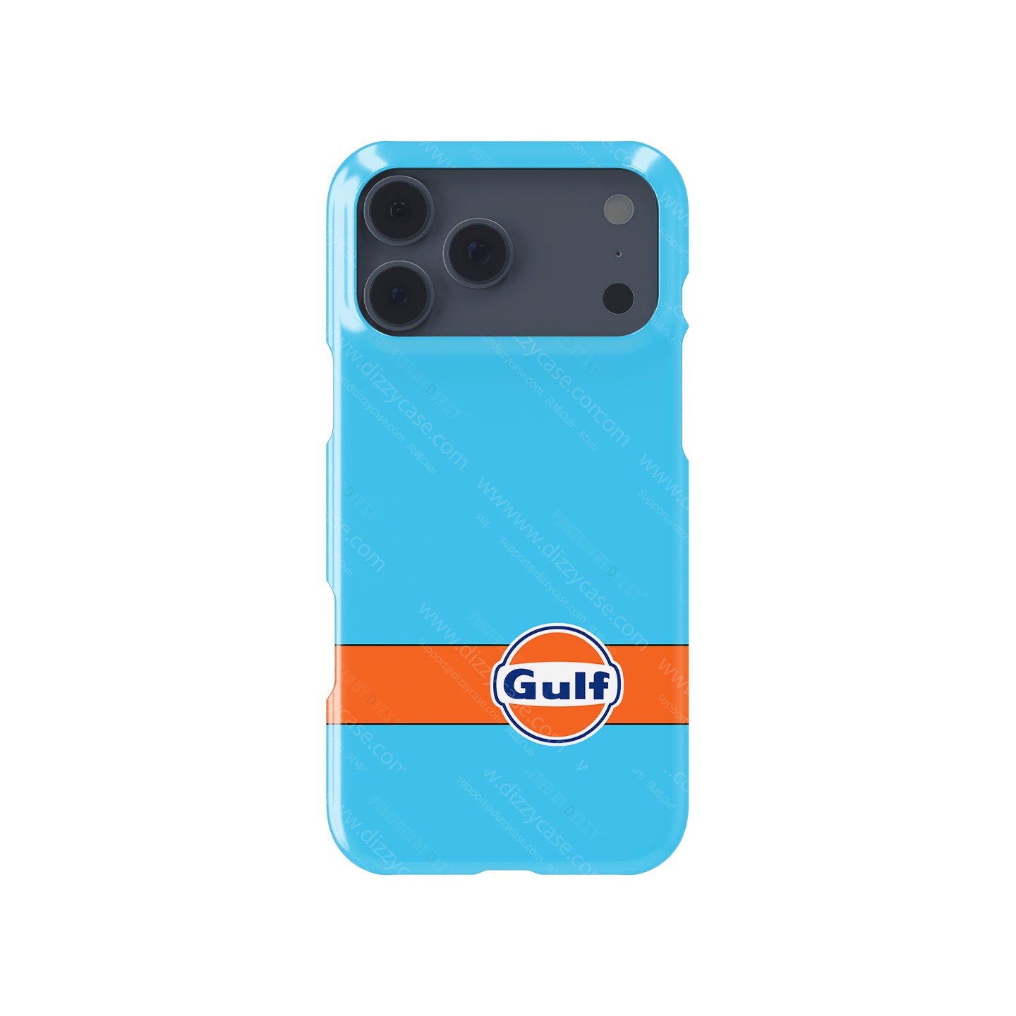 Gulf Livery iPhone Case – Iconic Racing Heritage for Apple | DIZZY CASE