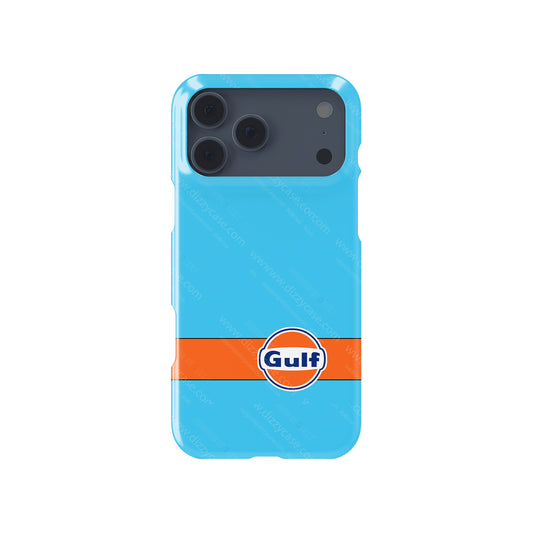 Gulf Livery iPhone Case – Iconic Racing Heritage for Apple
