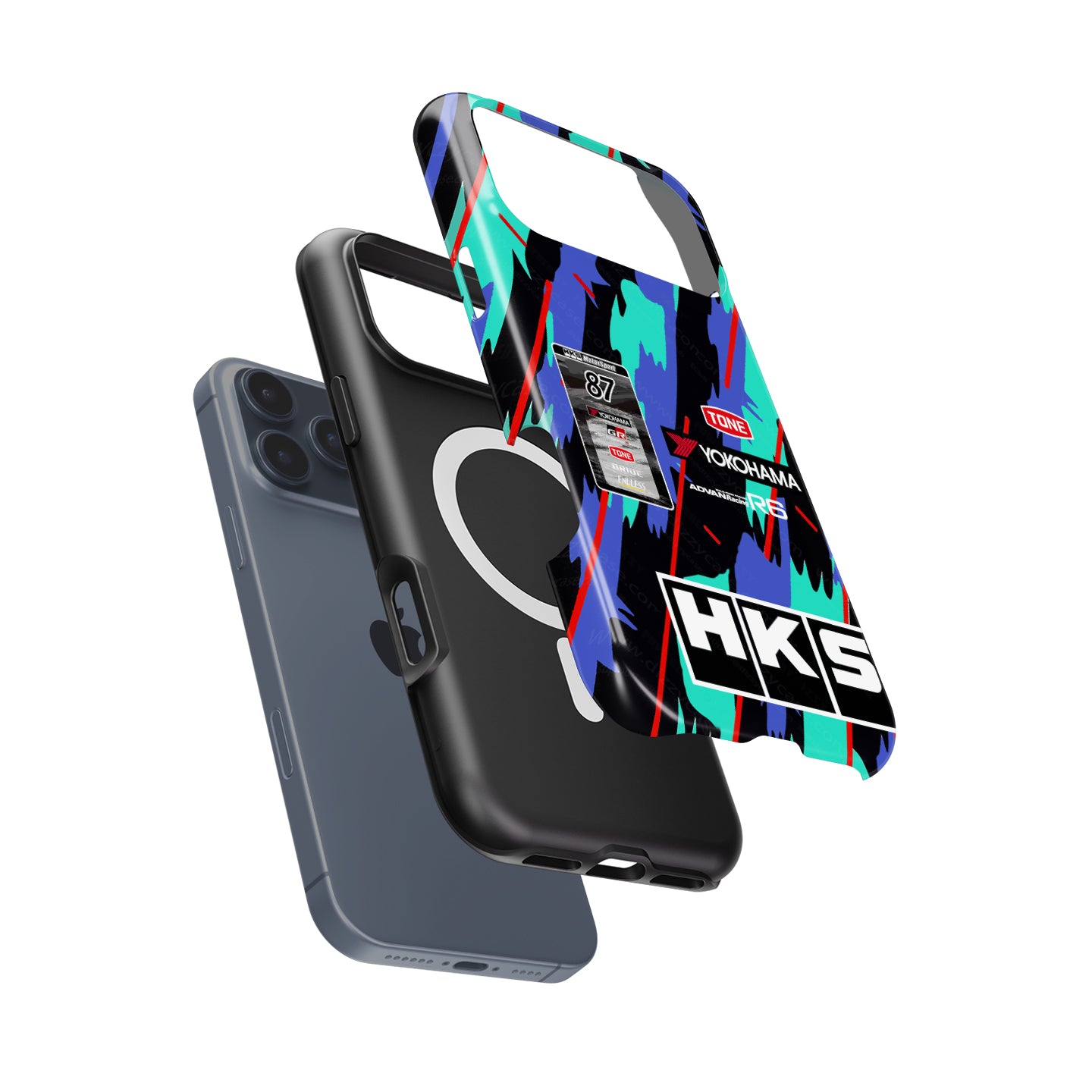 Toyota GR Yaris HKS Livery Phone Case by DIZZY