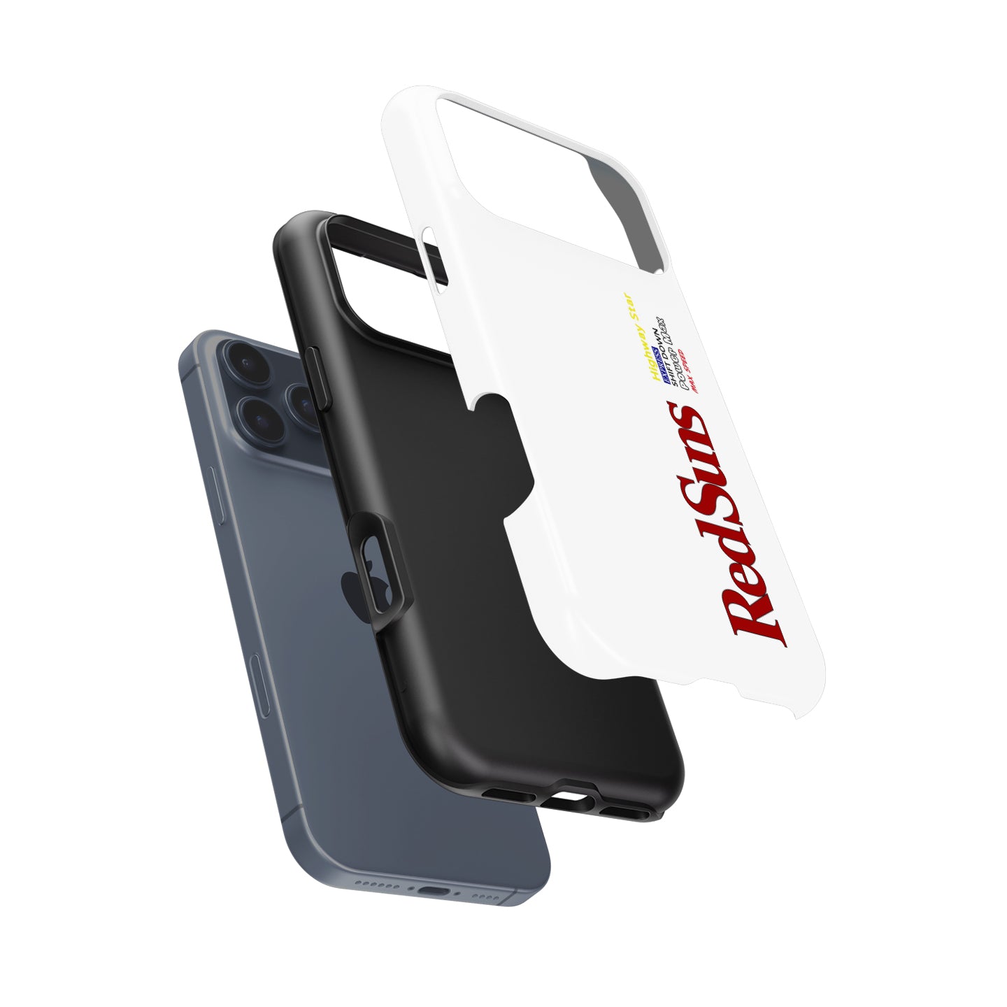 Initial D RedSuns RX-7 Livery Phone Case for Pixel, Xiaomi, OnePlus & Huawei — Akagi JDM