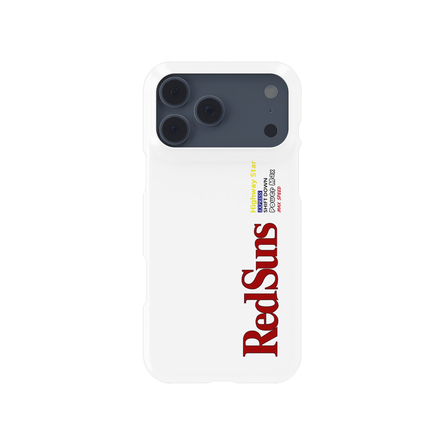 Initial D RedSuns RX-7 Livery Phone Case for iPhone — Akagi JDM Anime Racing