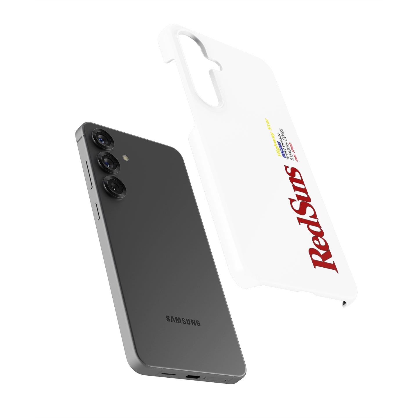 Initial D RedSuns RX-7 Livery Phone Case for Samsung Galaxy — Akagi JDM Anime Racing