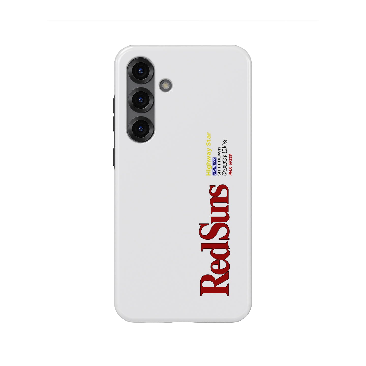 Initial D RedSuns RX-7 Livery Phone Case for Samsung Galaxy — Akagi JDM Anime Racing