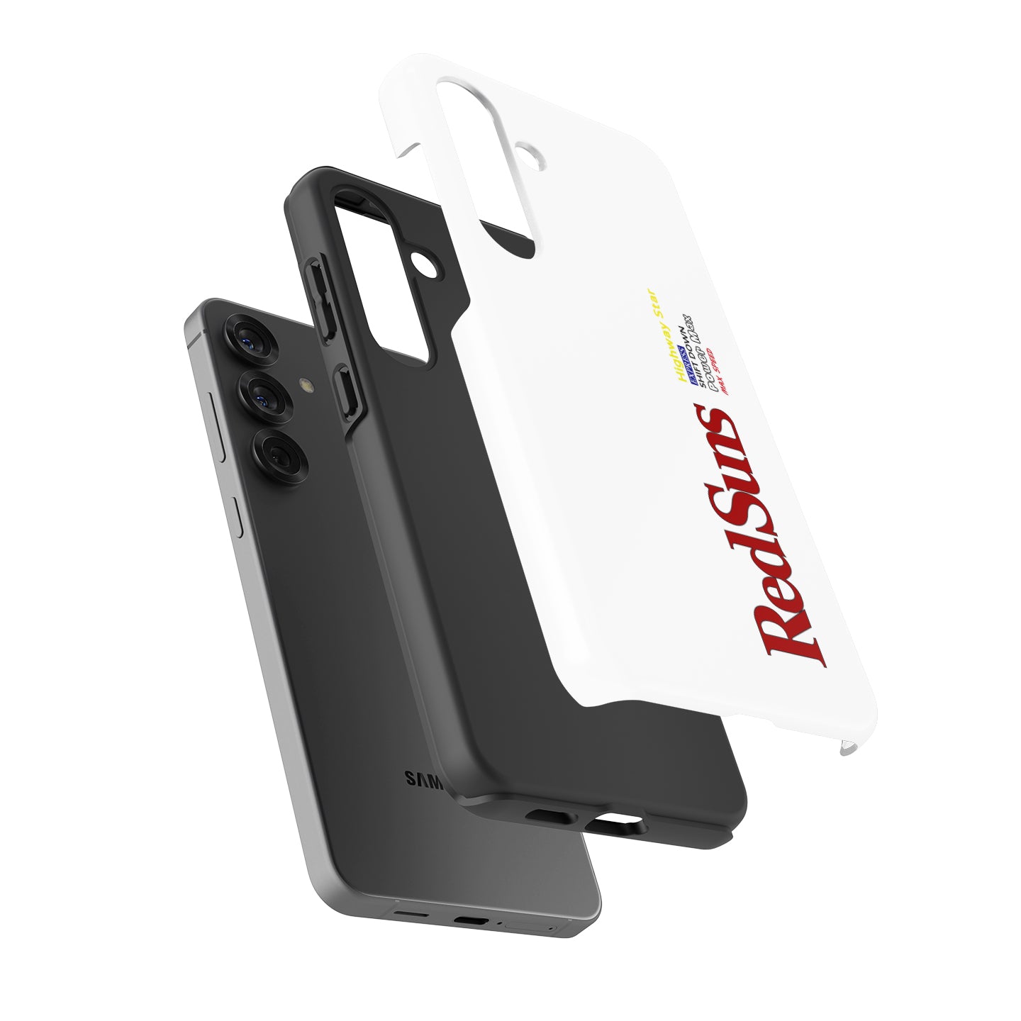 Initial D RedSuns RX-7 Livery Phone Case for Samsung Galaxy — Akagi JDM Anime Racing