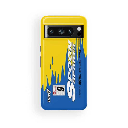 Spoon Sports Honda Civic FD2 Livery Google Phone Case by DIZZY