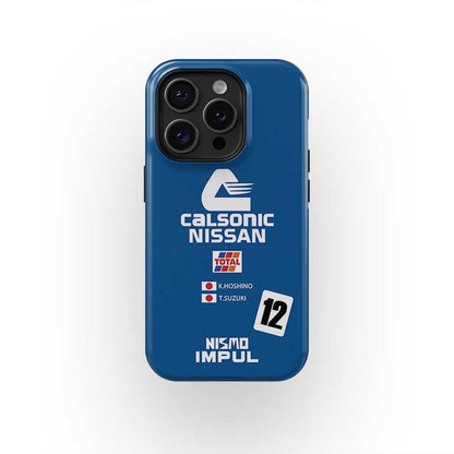 Iconic NISSAN GT-R CALSONIC IMPUL '08 Livery Phone Case