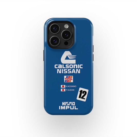 Iconic NISSAN GT-R CALSONIC IMPUL '08 Livery Phone Case