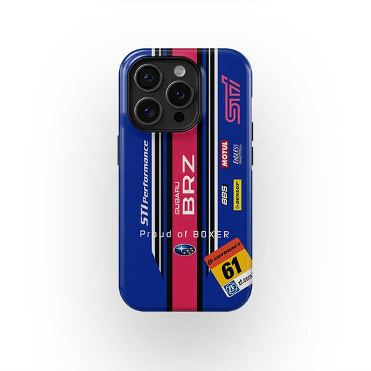 Coques de téléphone personnalisées avec la conception du moteur Subaru Impreza WRX STI EJ207 2008