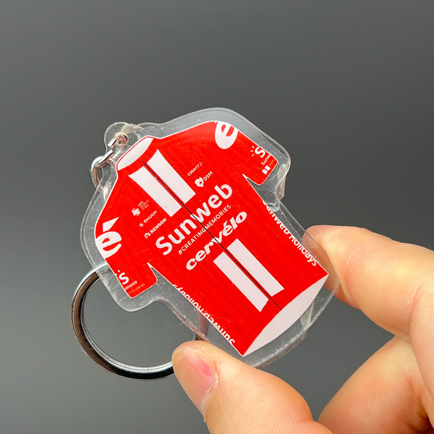 Pro Cycling Team Jersey Keychain Collection – Fan Edition Miniatures