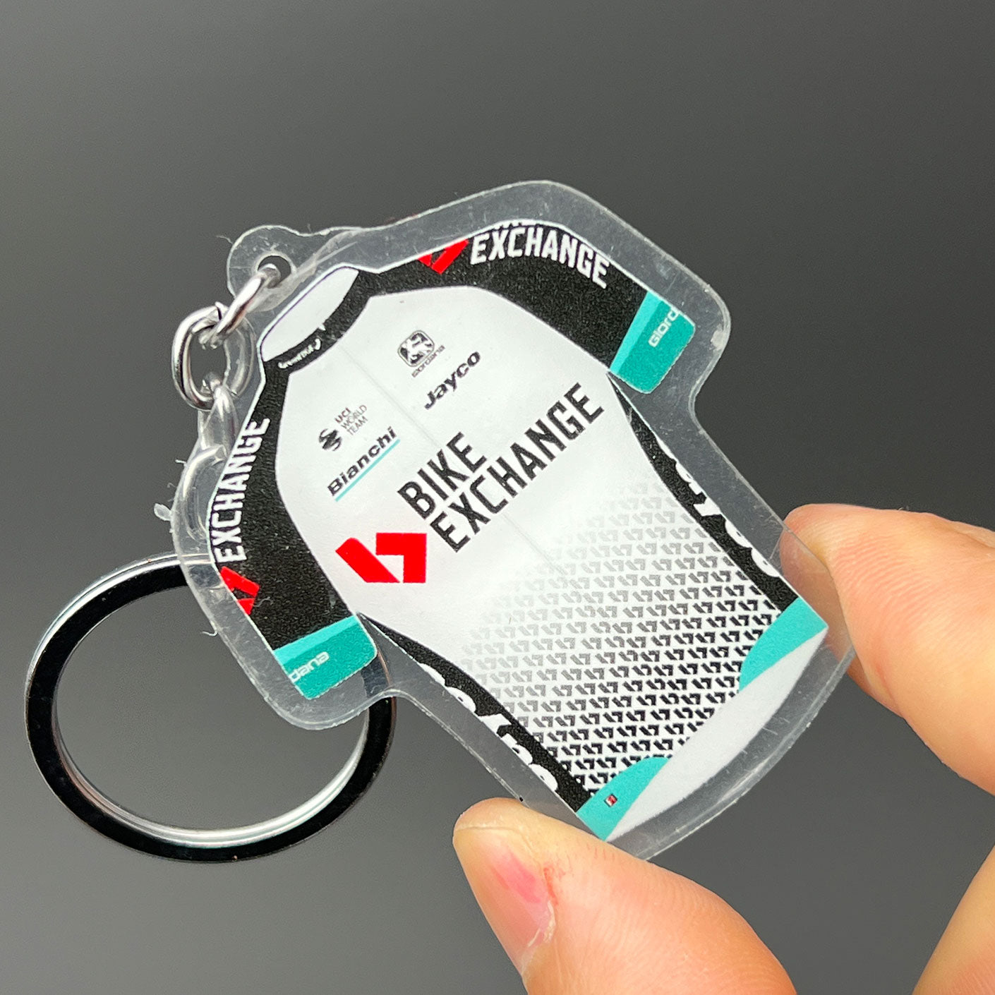 Pro Cycling Team Jersey Keychain Collection – Fan Edition Miniatures