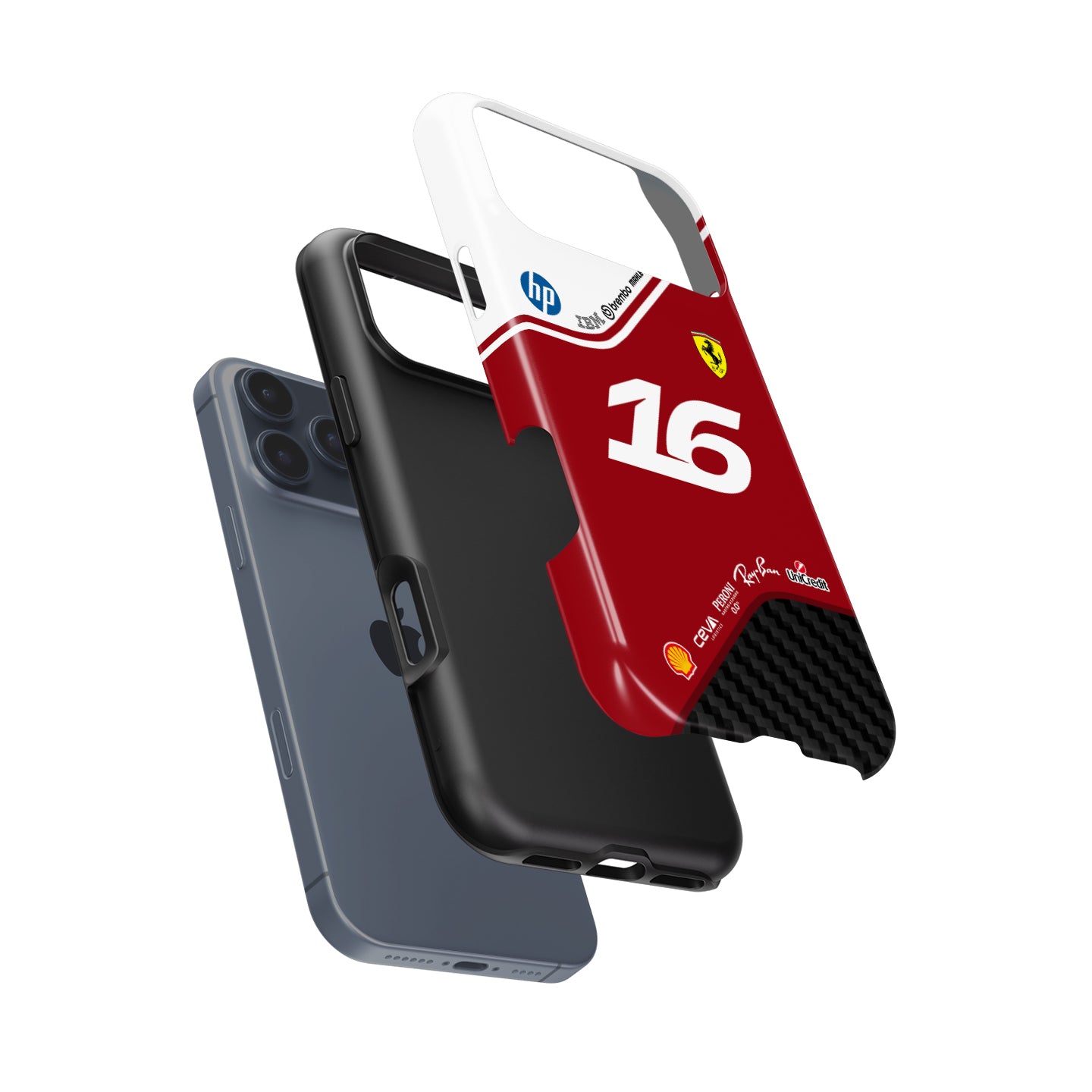 Leclerc Ferrari #16 SF-26 F1 Livery Phone Case for iPhone — 2026 Scuderia Red