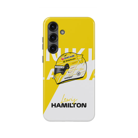 Lewis Hamilton Monza 2025 Niki Lauda F1 Helmet Samsung Case