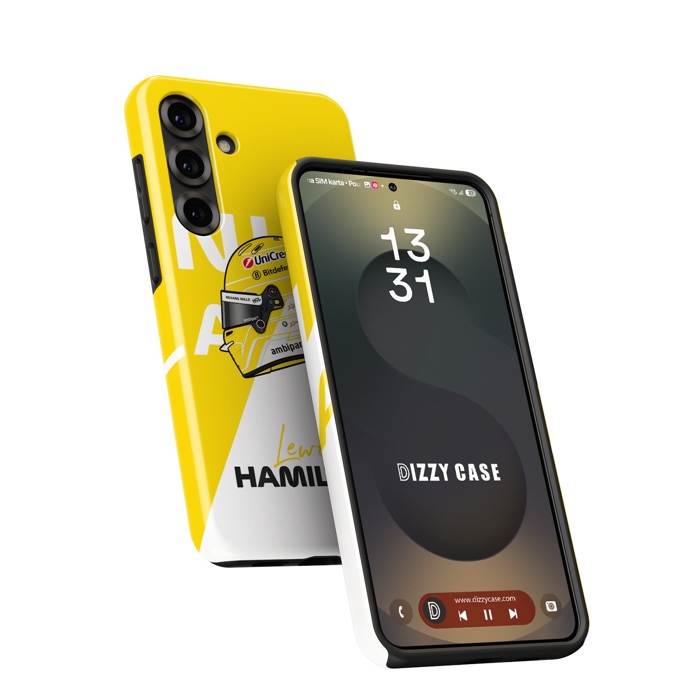 Lewis Hamilton Monza 2025 Niki Lauda F1 Helmet Samsung Case