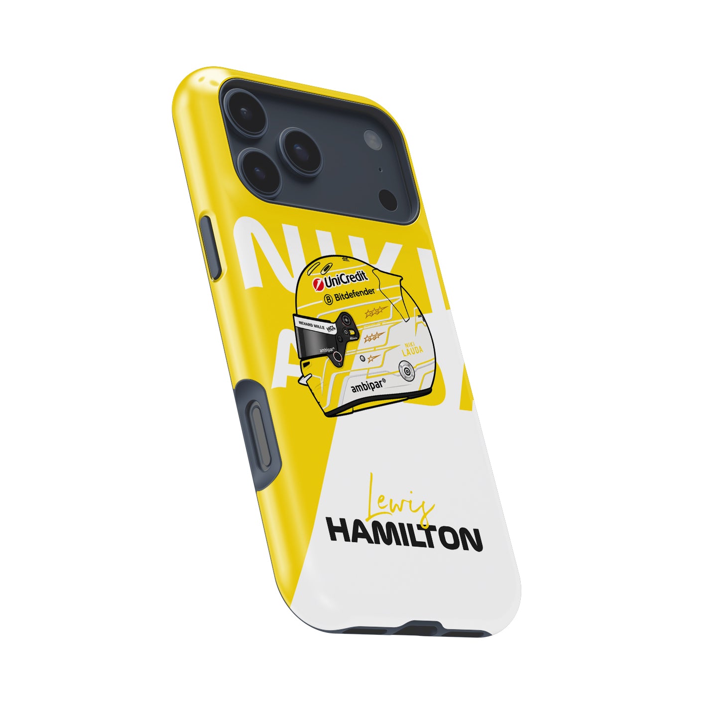 Lewis Hamilton Monza 2025 Niki Lauda F1 Helmet iPhone Case