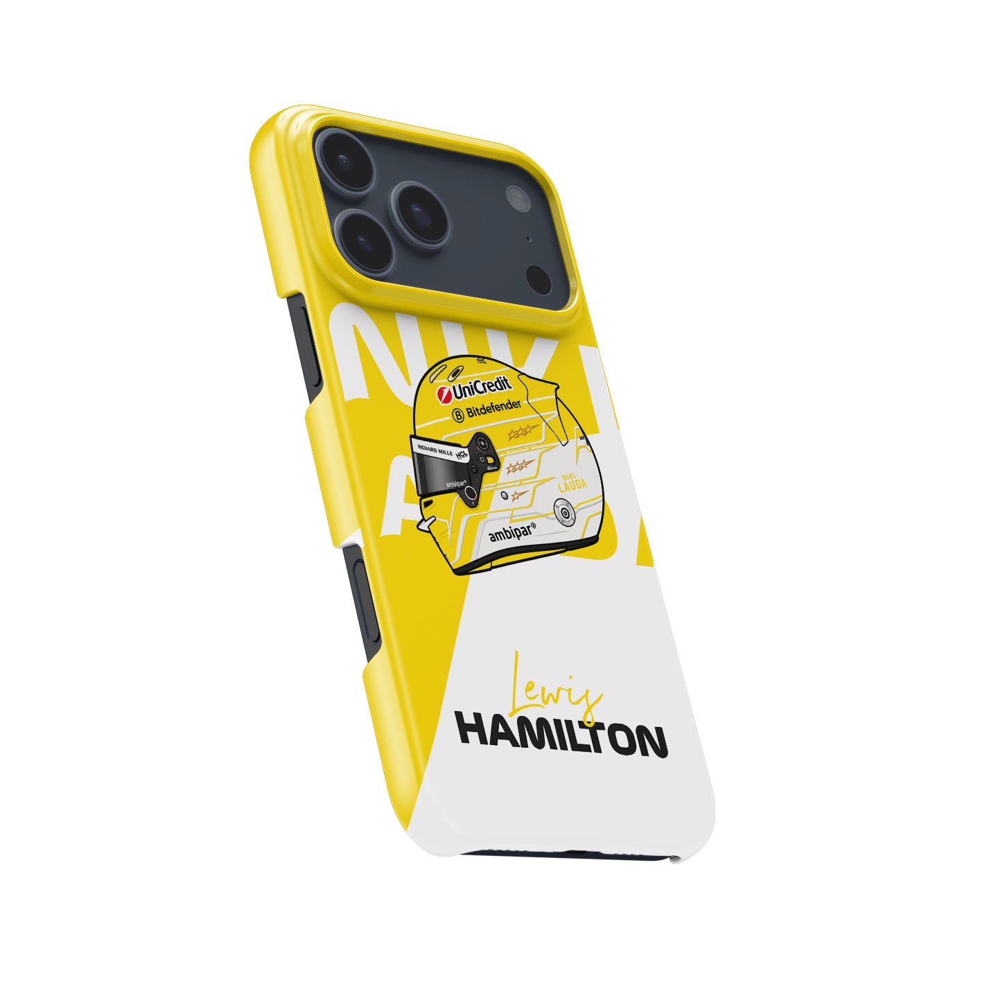 Lewis Hamilton Monza 2025 Niki Lauda F1 Helmet iPhone Case