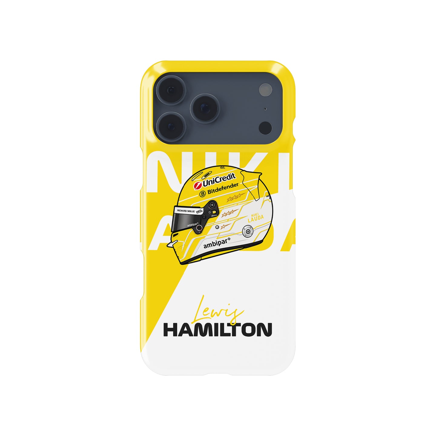 Lewis Hamilton Monza 2025 Niki Lauda F1 Helmet iPhone Case