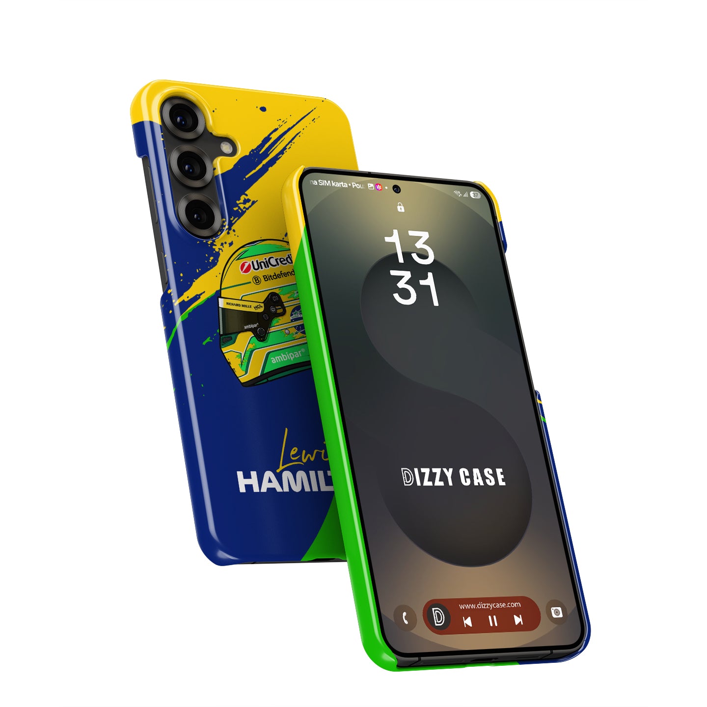 Lewis Hamilton São Paulo 2025 Brazil F1 Helmet Samsung Case