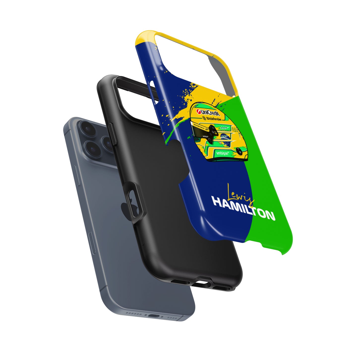 Lewis Hamilton São Paulo 2025 Brazil F1 Helmet Google Pixel Case