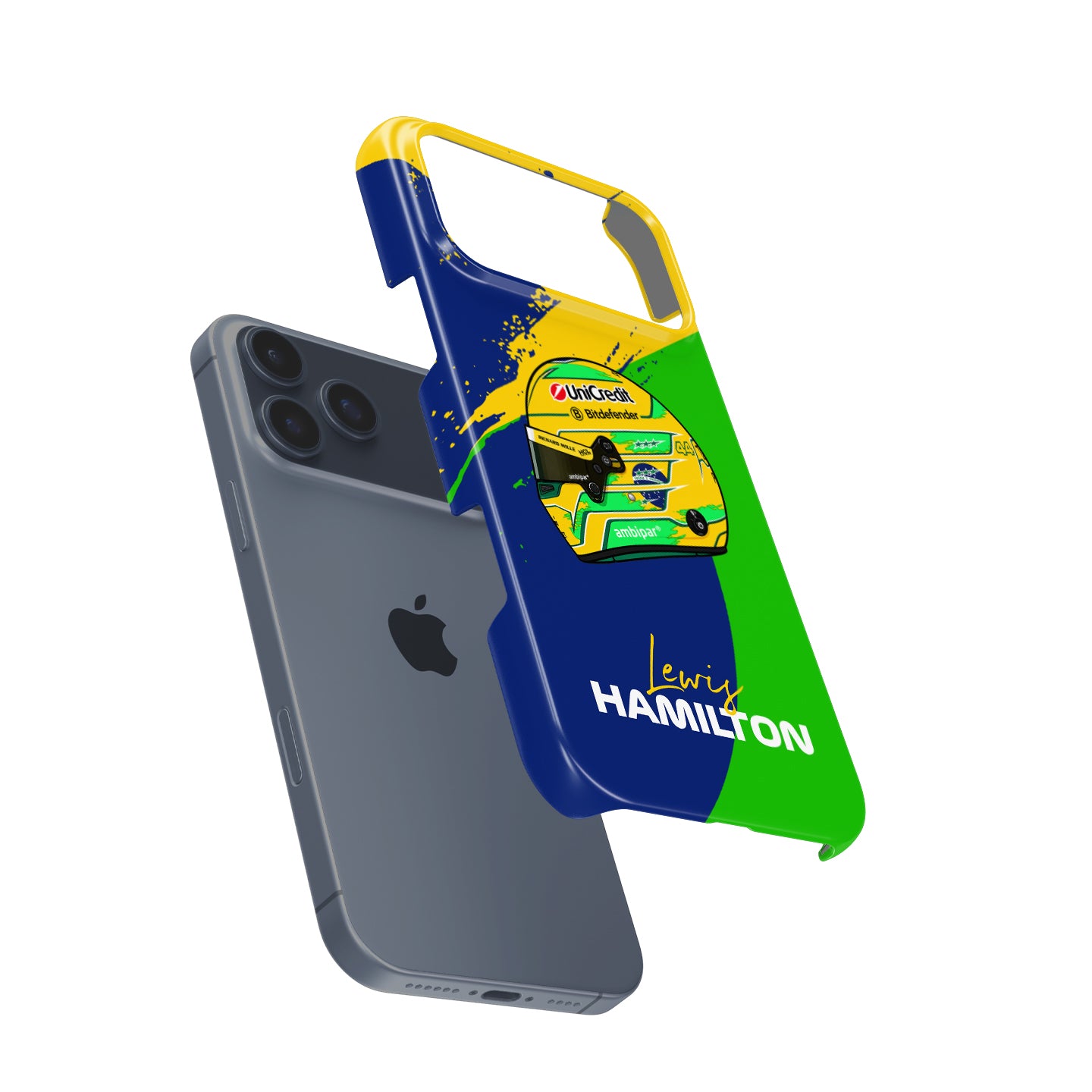 Lewis Hamilton São Paulo 2025 Brazil F1 Helmet Google Pixel Case