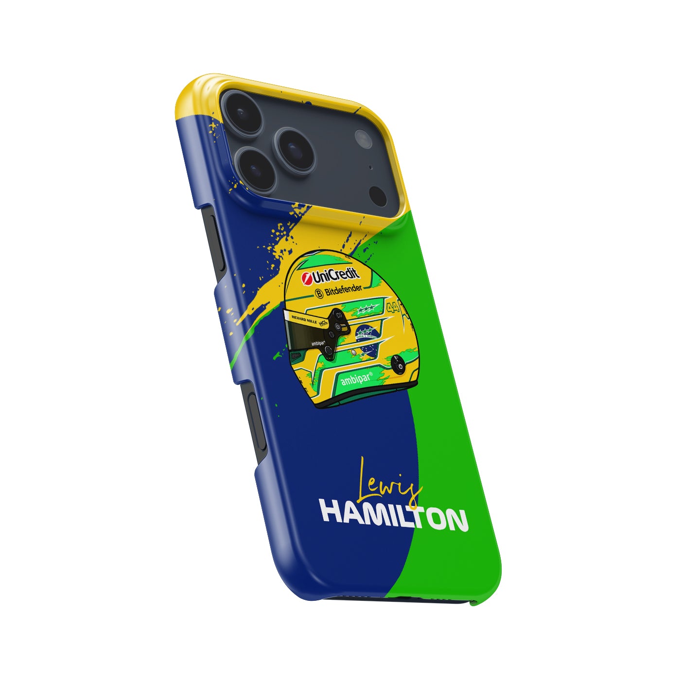 Lewis Hamilton São Paulo 2025 Brazil F1 Helmet iPhone Case