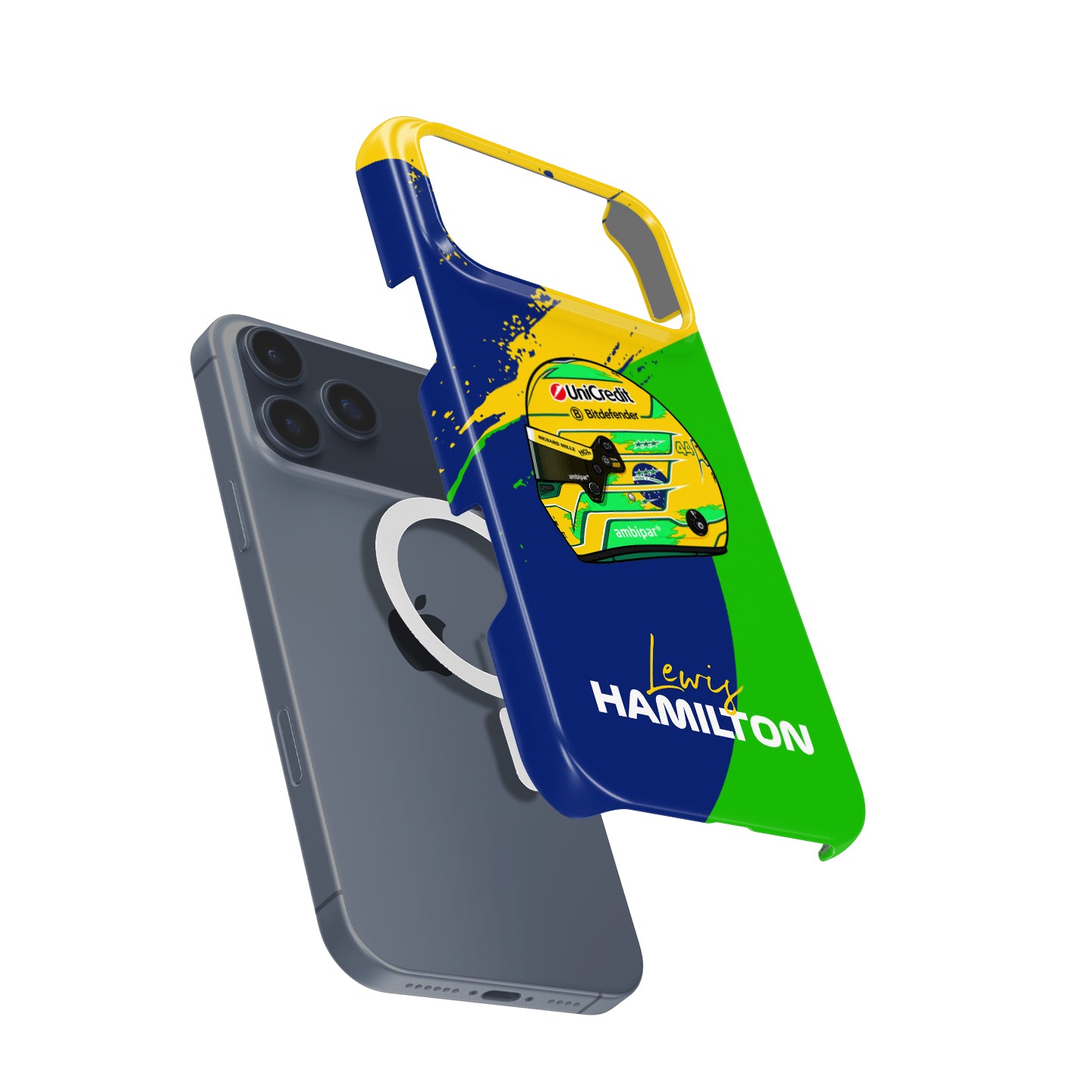 Lewis Hamilton São Paulo 2025 Brazil F1 Helmet Google Pixel Case