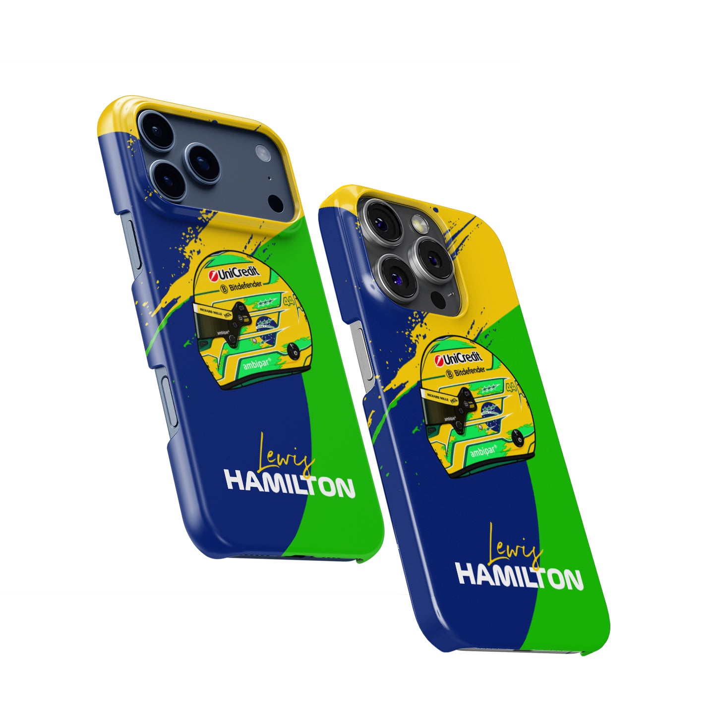 Lewis Hamilton São Paulo 2025 Brazil F1 Helmet iPhone Case