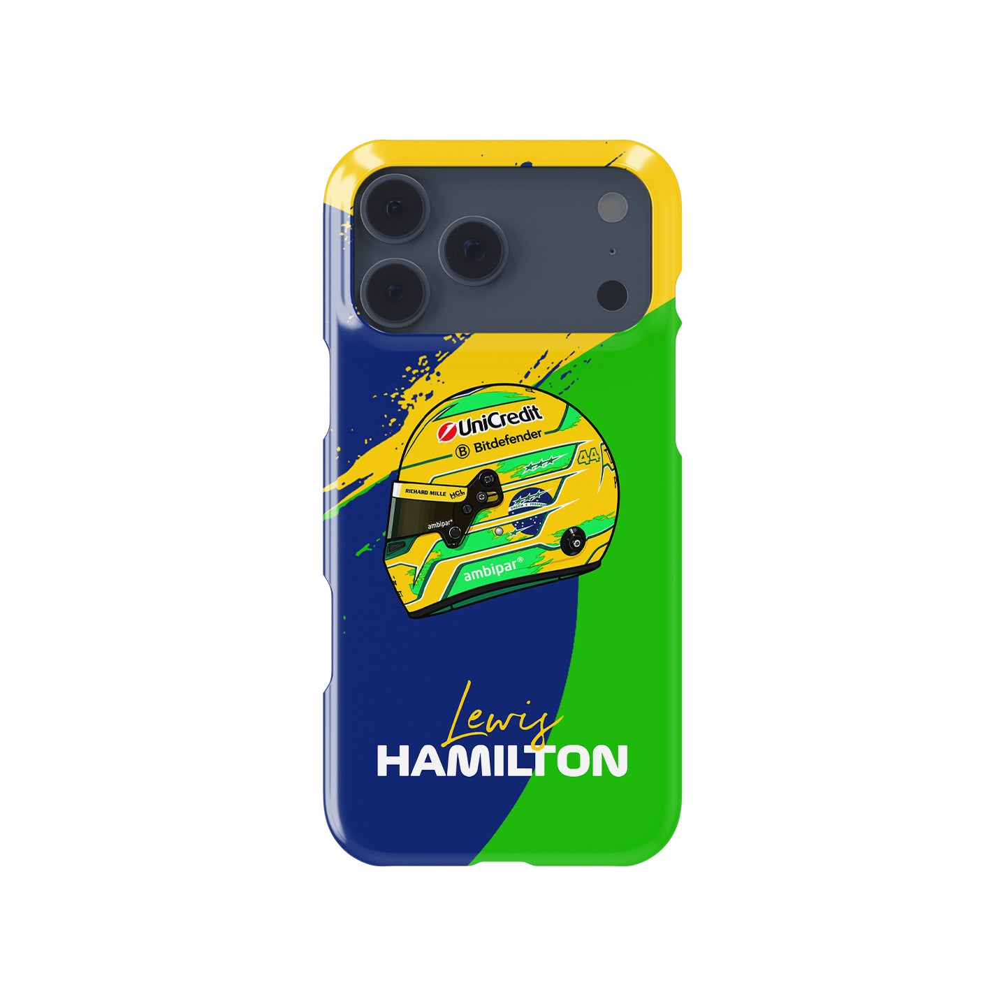 Lewis Hamilton São Paulo 2025 Brazil F1 Helmet iPhone Case