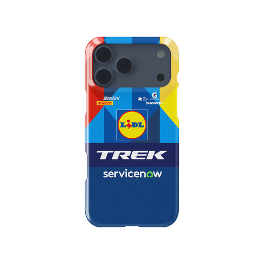 Lidl-Trek 2026 Blue Geometric Cycling Jersey Phone Case for iPhone