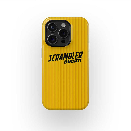 Scrambler Ducati Yellow Livery Phone Case – Bold and Rugged