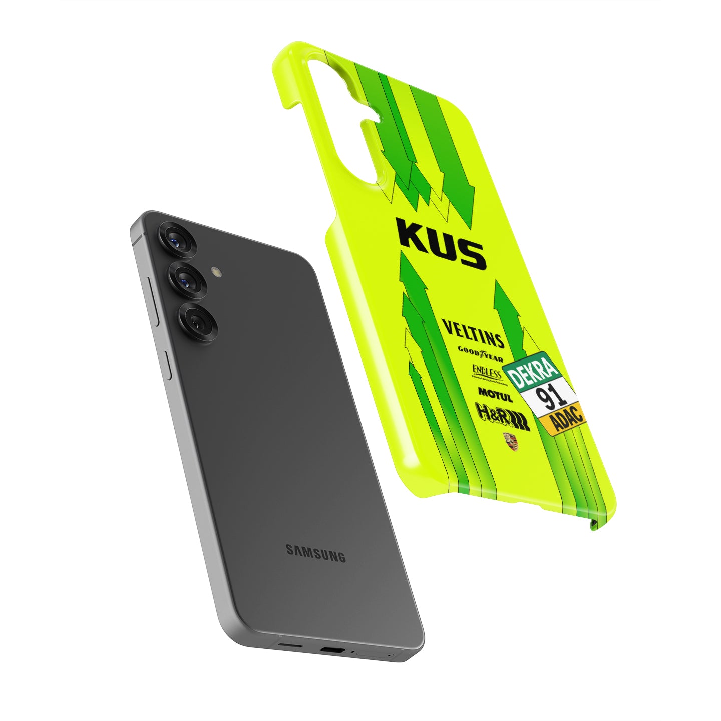 Manthey Racing #91 Porsche 911 GT3 R Grello Samsung Galaxy case front view
