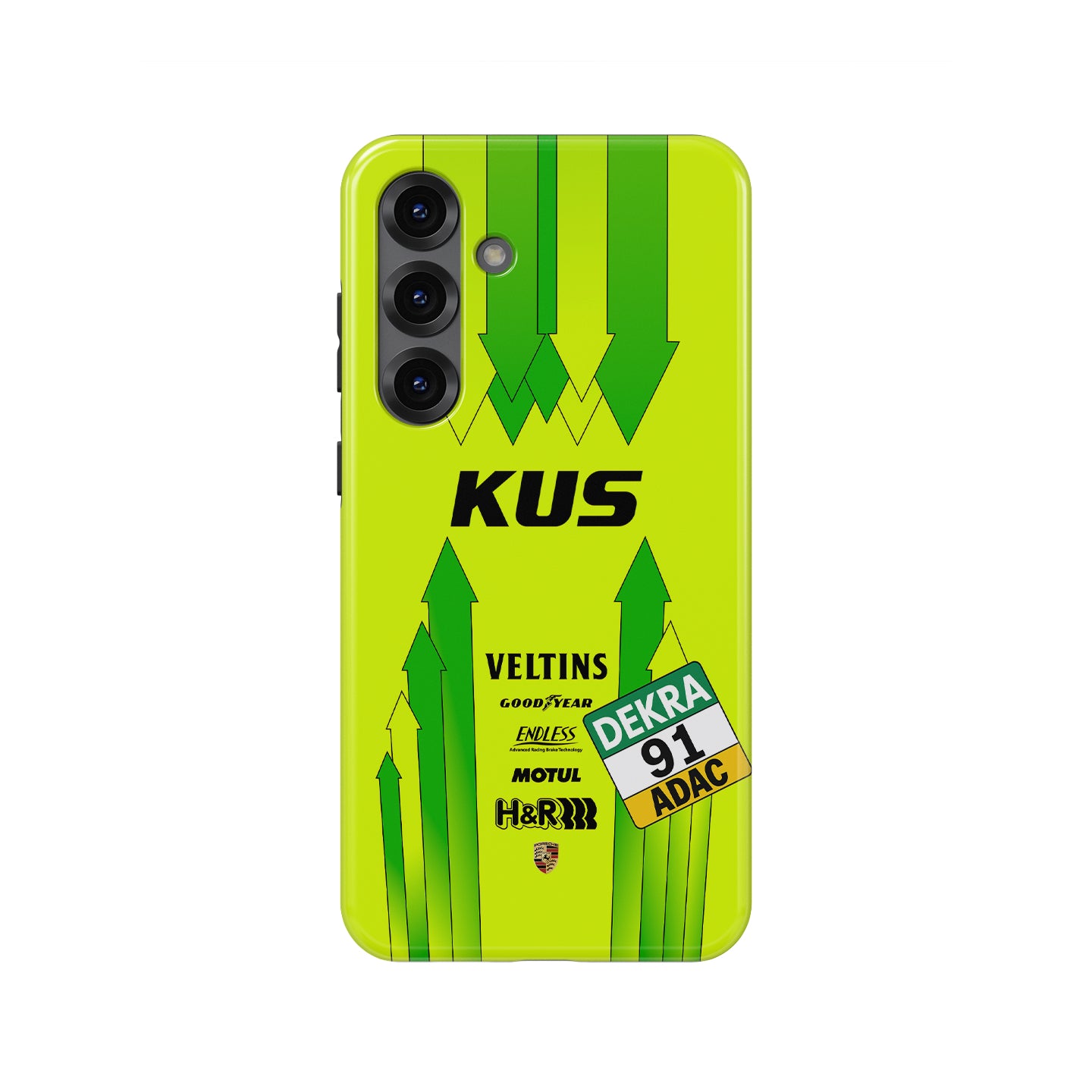 Manthey Racing #91 Porsche 911 GT3 R Grello Samsung Galaxy case front view