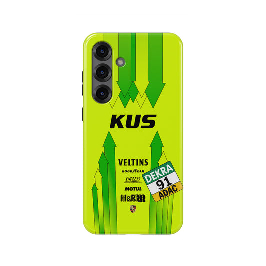 Manthey Racing #91 Porsche 911 GT3 R Grello Samsung Galaxy case front view
