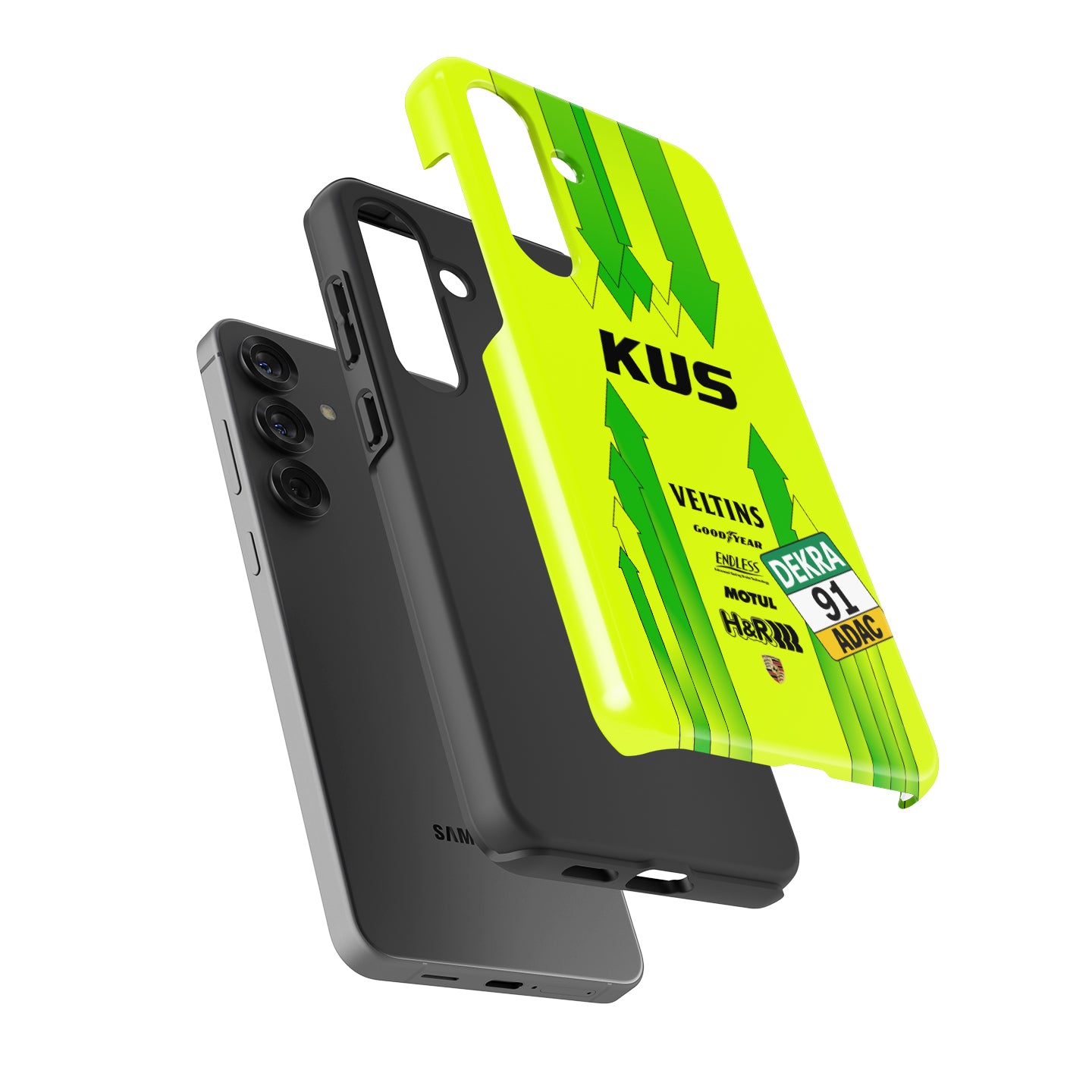Manthey Racing #91 Porsche 911 GT3 R Grello Samsung Galaxy case front view