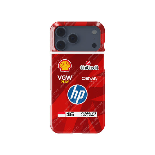 Charles Leclerc #16 Las Vegas 2025 Livery - iPhone Case