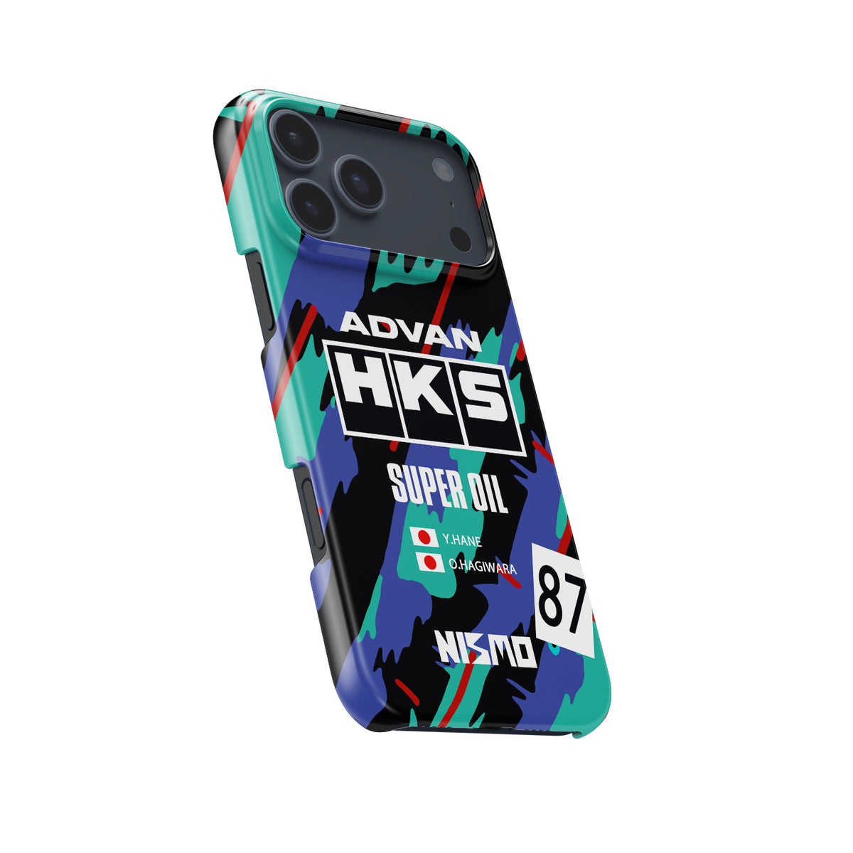Nissan Skyline GT-R R32 HKS JTC JDM car culture iPhone case product view 5
