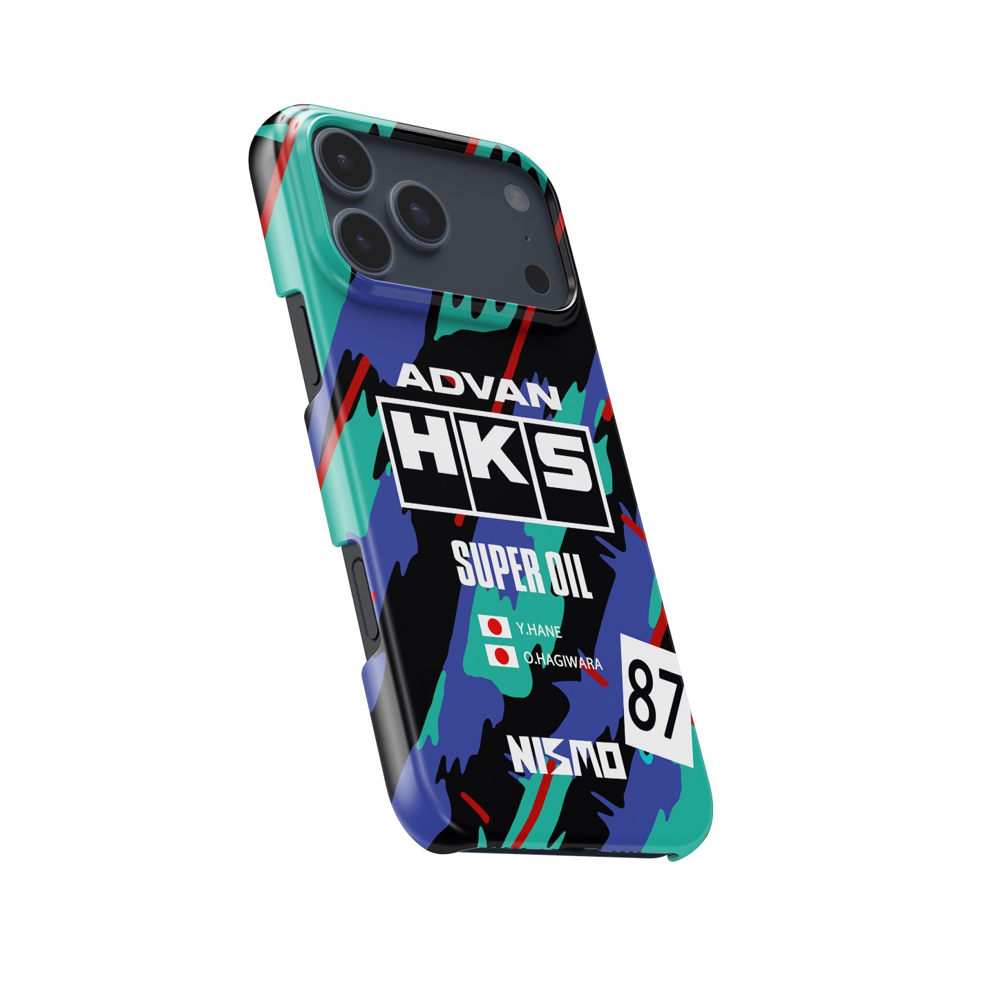 Nissan Skyline GT-R R32 HKS JTC JDM car culture iPhone case product view 5