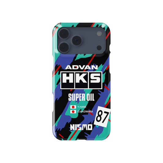 Nissan Skyline GT-R R32 HKS JTC JDM car culture iPhone case product view 1