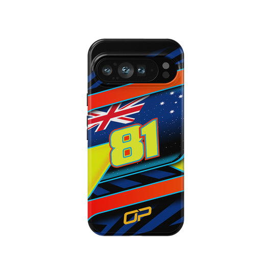Oscar Piastri #81 Helmet Livery Phone Case | McLaren F1 2026 Edition for Google Pixel