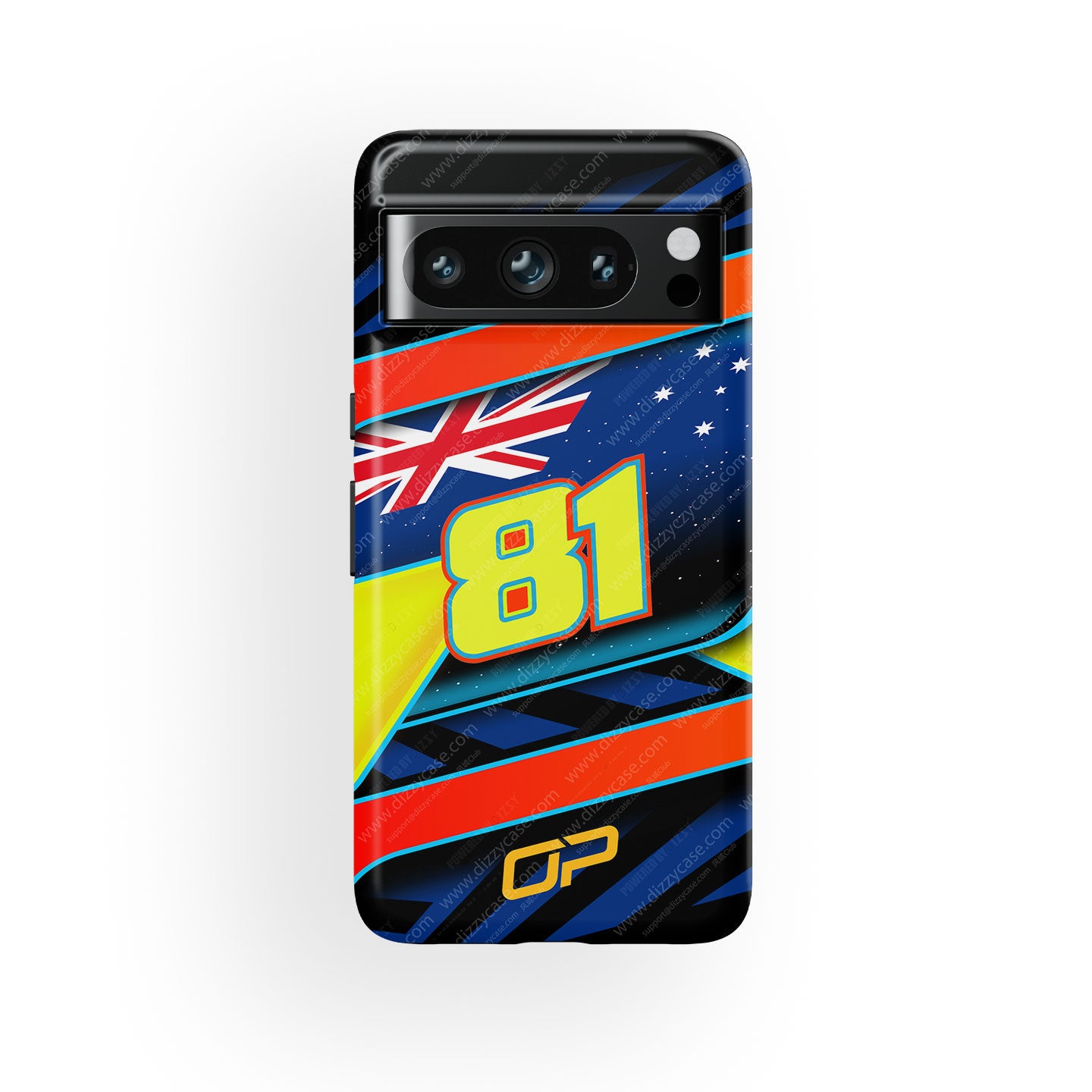 Funda para teléfono Tadej Pogacar 2024 Dual Triumph en jersey amarillo y rosa de DIZZY
