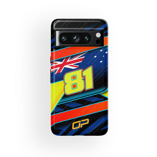 Oscar Piastri #81 Helmet Livery Phone Case | McLaren F1 2026 Edition for Google Pixel, Xiaomi & More