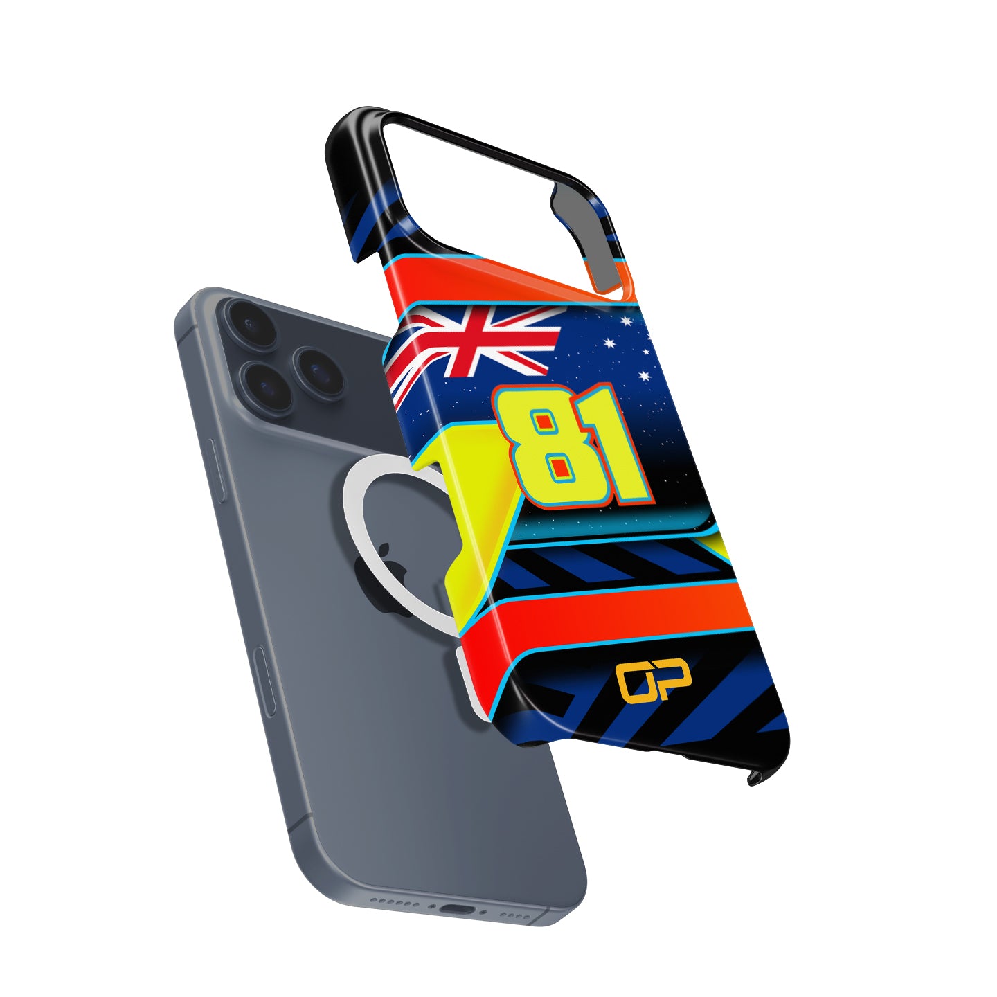 Funda para teléfono Tadej Pogacar 2024 Dual Triumph en jersey amarillo y rosa de DIZZY